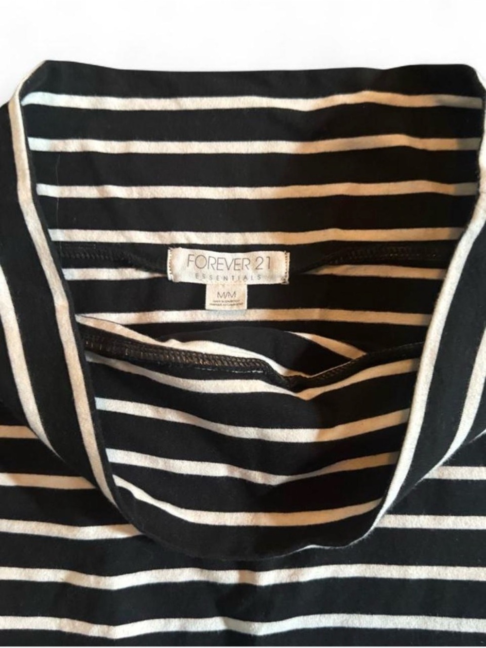 Striped Black and White stretchy Pencil mini Skirt - Picture 5 of 5
